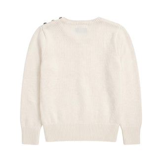 Polo Ralph Lauren Maglia Avorio Con Orsetti 320750707001 Per Bambina