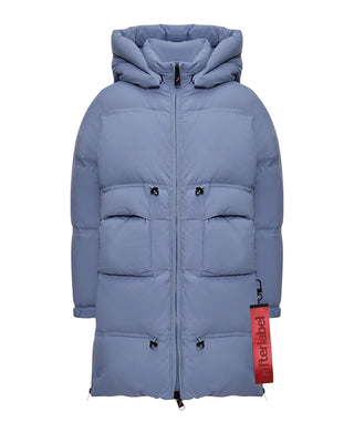 After Label Giubbino trapuntato con cappuccio 3441OZ00001