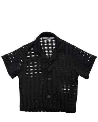 I'm Brian Camicia in tessuto traforato CA3279J