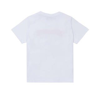 Dsquared2 T-shirt Bianca Con Stampa DQ3382-D0AJQ-DQ100 Per Neonato
