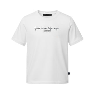 Daniele Alessandrini T-shirt Bianca A Maniche Corte Per Bambino 1296M00364BJ
