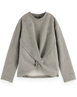 Scotch&Soda Felpa girocollo con ricami 178034