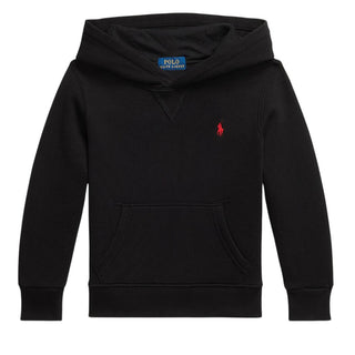 Polo Ralph Lauren Felpa Nera Con Cappuccio 323749954059 Per Bambini