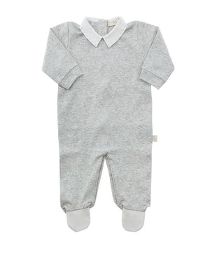 baby gi Tutina con collo in piquet BG50BM