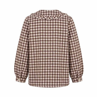 J.o Milano Camicia A Quadri In Flanella 2666N1J Per Bambina