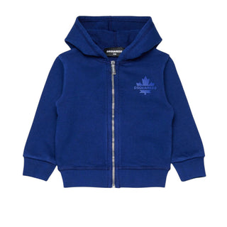 Dsquared2 Felpa Bluette Con Zip Da Neonato DQ2863-D0AC6-DQ865