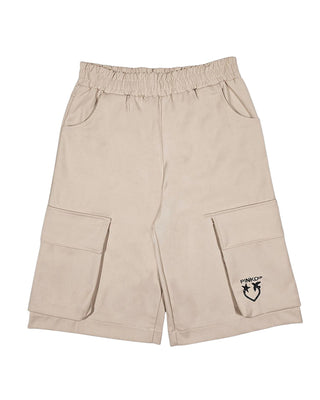 Pinko Bermuda cargo beige da bambina F4PIJGBE083