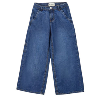 Roy Roger's Jeans Wide Leg In Denim Blu Da Bambina RG165