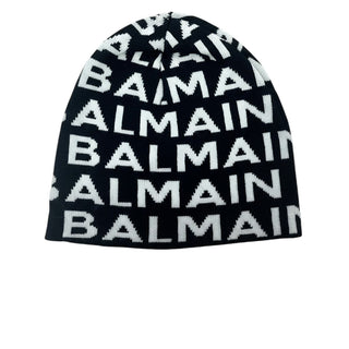 Balmain Cappello in lana con logo jacquard 6R0O97-W0068