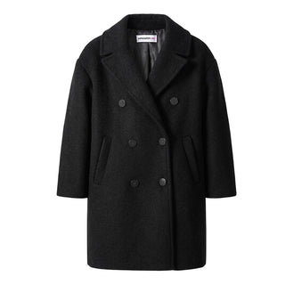 Patrizia Pepe Cappotto Oversize Nero 7O0055/C0265-K103 Per Bambina