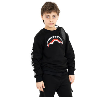 SPRAYGROUND Felpa Girocollo Nera SPY1566GBLK Per Bambini