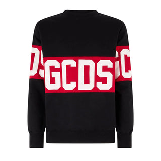 Gcds Felpa girocollo in cotone con logo B1XM1511JD1