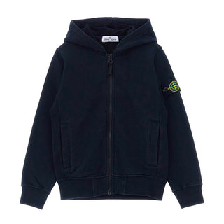 Stone Island Felpa con zip e cappuccio da bambino K2S166100003