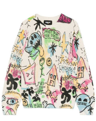 Barrow Maglia avorio con stampa grafica F4BKJUJP017