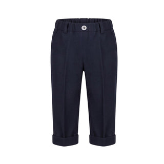 J.o Milano Pantaloni Blu In Misto Lana 2664A3/1 Per Neonato