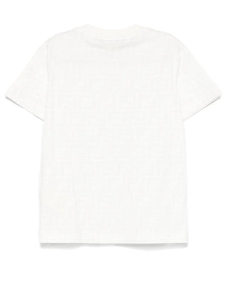 Fendi JUI181-ATRV Short Sleeve T-Shirt With FF Logo