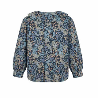 Coccodè Camicia Blu Con Fantasia Floreale C64131/461 Per Neonata