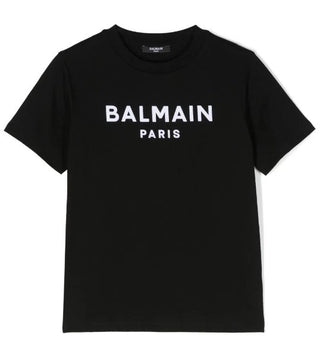 Balmain T-Shirt mit Rundhalsausschnitt BT8Q71-Z0116