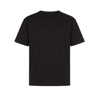 Dolce & Gabbana T-shirt Girocollo Nera Con Logo L4GT7T-G7P1T Per Bambini