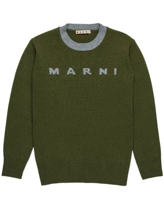 Marni Maglia girocollo con logo M01214-M00ML
