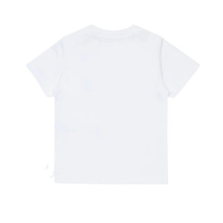Dsquared2 T-shirt Bianca Con Stampa Per Neonato DQ3275-D00XM-DQ100
