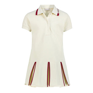 Moncler Abito Panna In Piqué Da Bambina J19548I00002-050