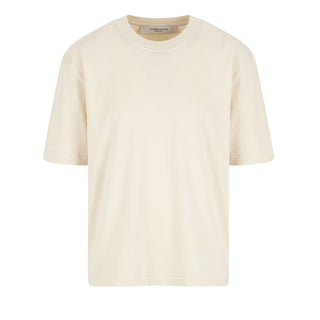 Golden Goose T-shirt Girocollo Avorio Con Logo GUP01873.P001576.11560