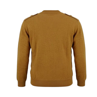 Daniele Alessandrini Cardigan Color Cammello In Misto Viscosa 1231W00352-C Per Bambino