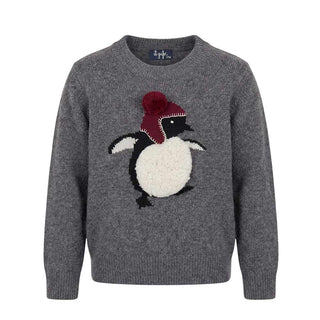 Il Gufo Pullover mit Applikationen A22MA409EM220
