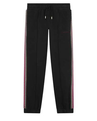 Lanvin Pantaloni jogger neri con logo N30105