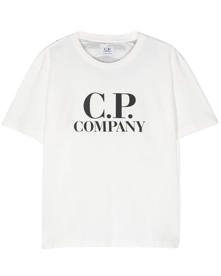 C.P. Company T-shirt bianca a maniche corte CMM006-LAA17