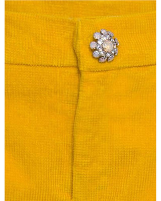 Simonetta Pantaloni a palazzo in velluto da bambina SV6A30-V0127