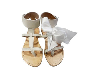 Doudou Sandals With Bow poscv393 at the Ankle