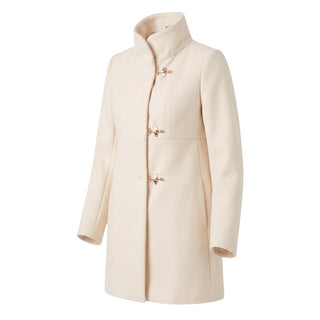 Fay Cappotto Avorio In Misto Lana NAW5051Y0501 Per Donna