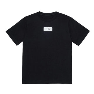 MM6 Maison Margiela T-shirt Nera Con Numeric Logo M61022-MM04I-M6900