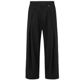 I'm Brian Pantaloni Larghi Con Pinces Color Nero PA3894/1 Per Uomo
