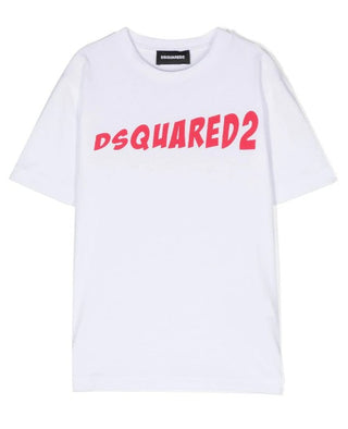 Dsquared2 Crewneck T-shirt with printed logo DQ1735-D00MV