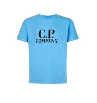 CP Company Crewneck T-shirt with printed logo 09CKTS027C