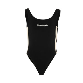 Palm Angels Body Nero Con Logo Per Ragazza PGBD00CS26FLE001/110