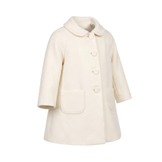 Coccodè Cappotto Classico Color Panna C64573/1 Per Neonata