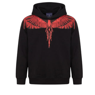 Marcelo Burlon Felpa Con Cappuccio E Stampa F6CMJUHS129-110 Per Bambini