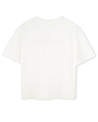 Lanvin T-shirt bianca in jersey con logo N30288