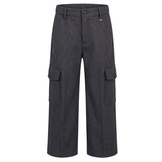 I'm Brian Pantaloni Cargo In Misto Lana PA3900J Per Bambino