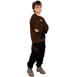 SPRAYGROUND Pantaloni Cargo Neri SPY1492BLK Per Bambino