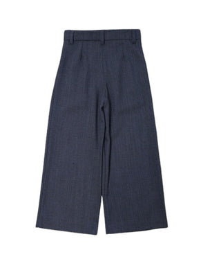 Elisabetta Franchi Pantaloni a palazzo in fresco lana EFPA255.0