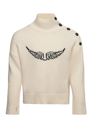 Zadig & Voltaire Maglia in misto lana da bambina X60210