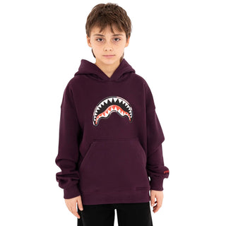 SPRAYGROUND Felpa Viola Con Cappuccio SPY1517GPRPL Per Bambini