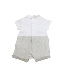 Il Gufo Pagliaccetto con  finte bretelle to248l1012 bottoni retro