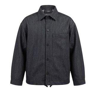 I'm Brian Camicia Oversize Grigia In Misto Lana CA3835J Per Bambino