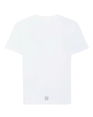 Givenchy T-shirt in jersey con logo frontale H30952